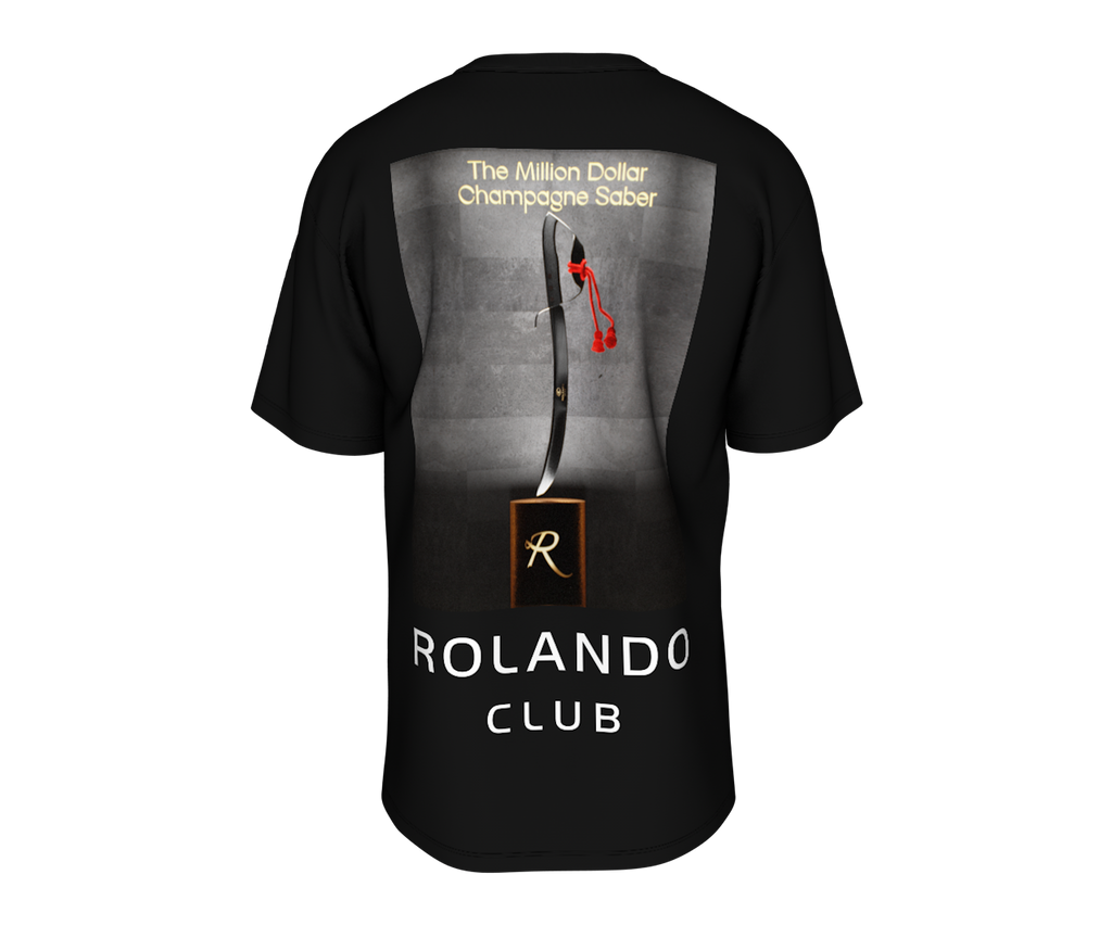 Rolando Club T-Shirt - Million Dollar Champagne Saber